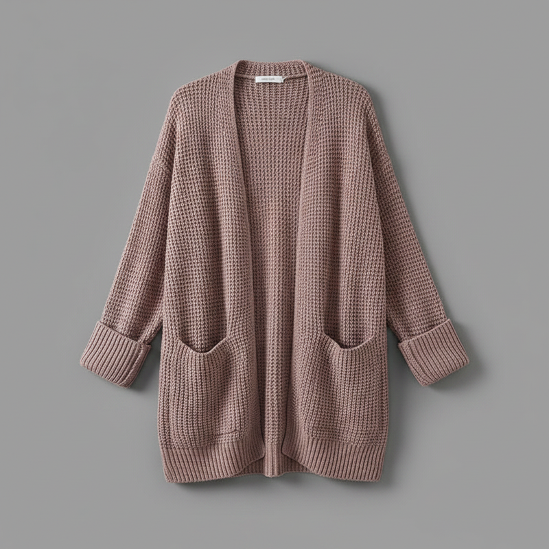 Elegant Black Cardigan | Women's Long Sweater Layer