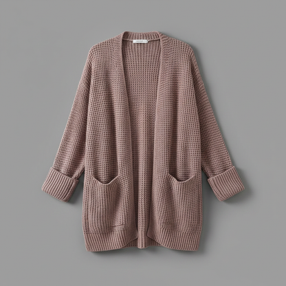 Elegant Black Cardigan | Women's Long Sweater Layer