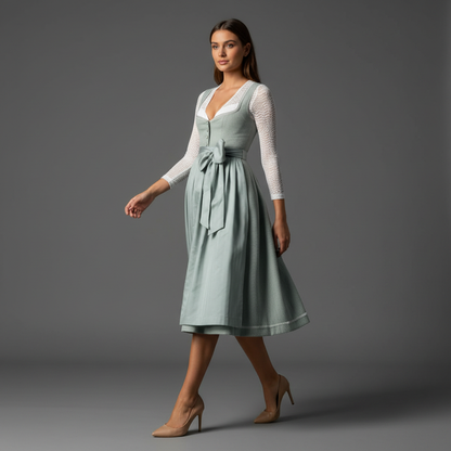 Elegant Dirndl Dress | Women's Oktoberfest Costume Set