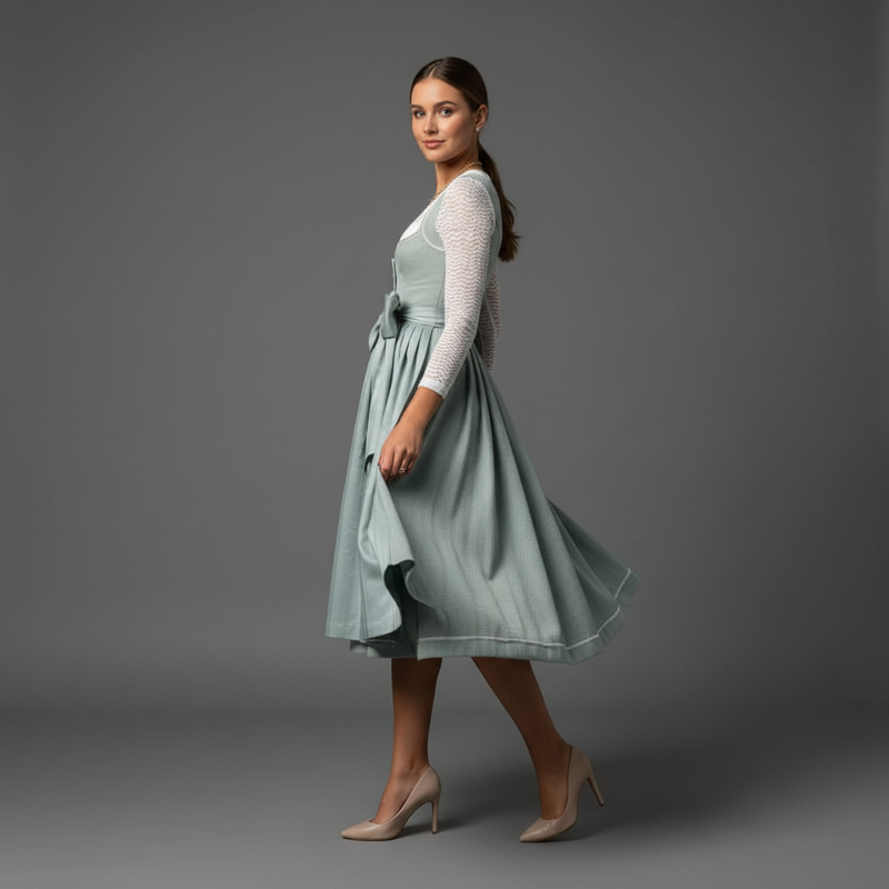 Elegant Dirndl Dress | Women's Oktoberfest Costume Set