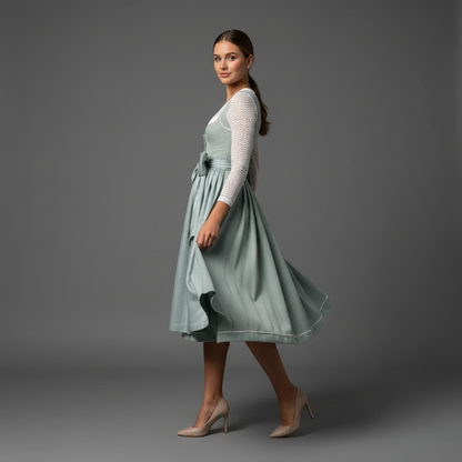 Elegant Dirndl Dress | Women's Oktoberfest Costume Set