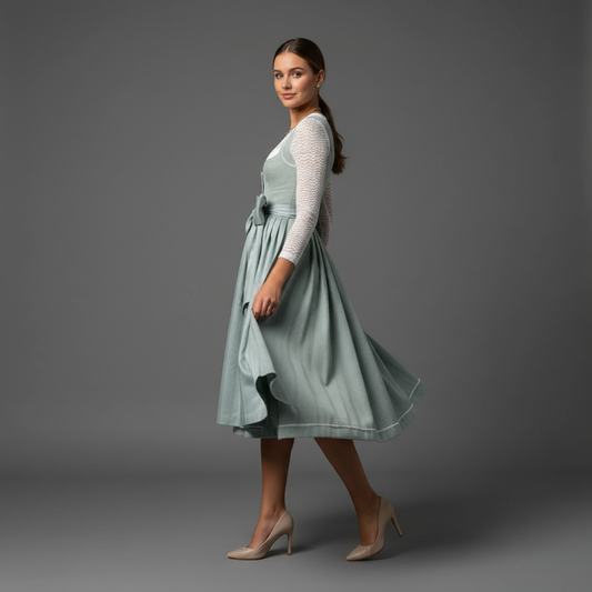 Elegant Dirndl Dress | Women's Oktoberfest Costume Set