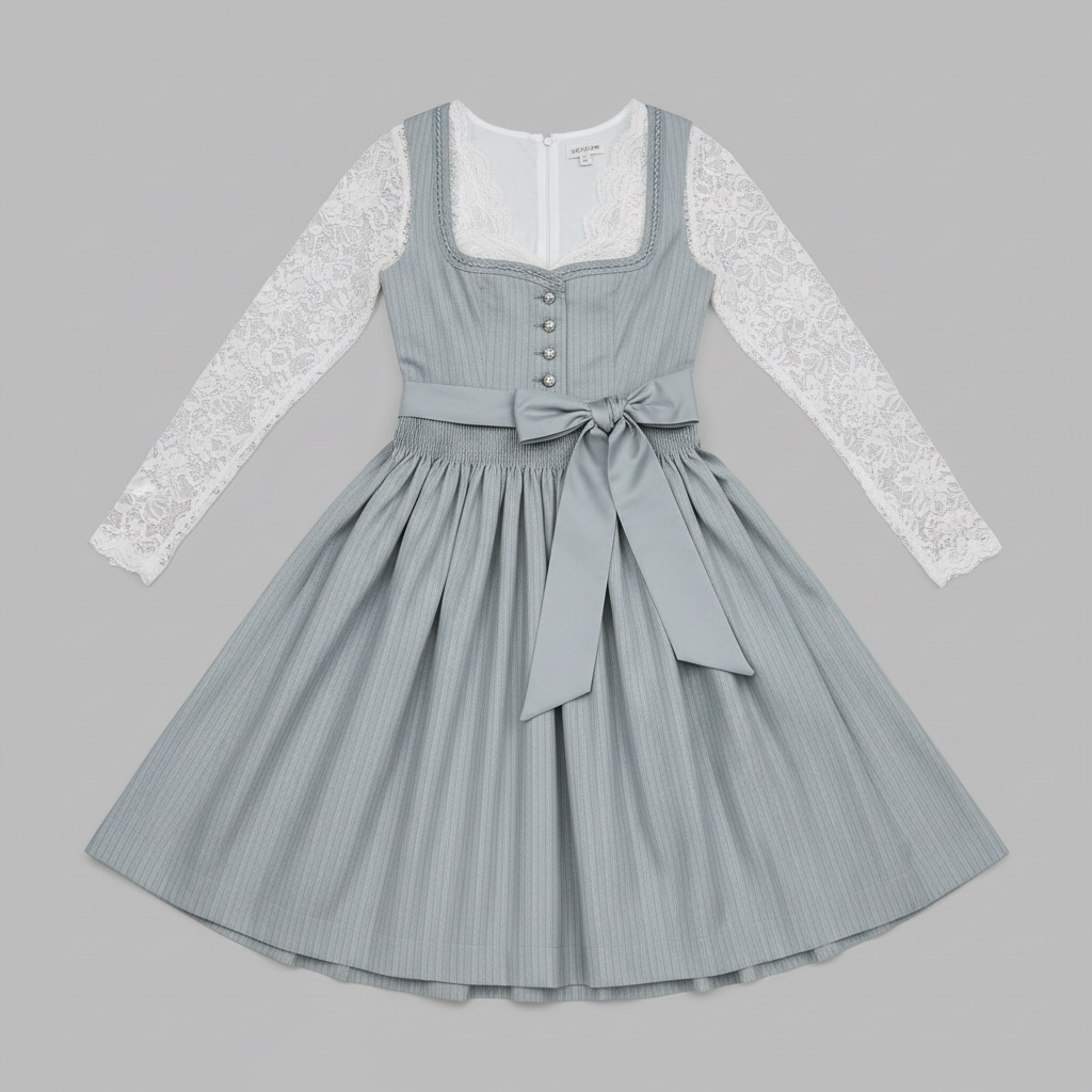Elegant Dirndl Dress | Women's Oktoberfest Costume Set