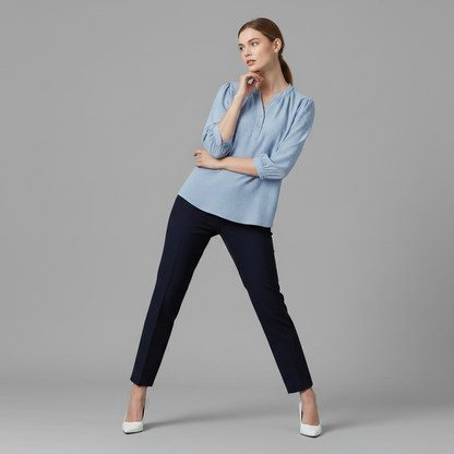 Silk Patchwork Blouse | Women's Summer Top