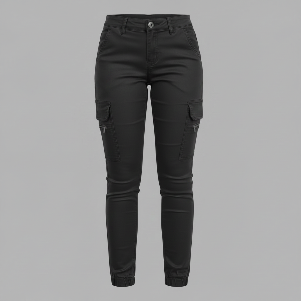 Black Cargo Pants for Women | Modern Urban Style