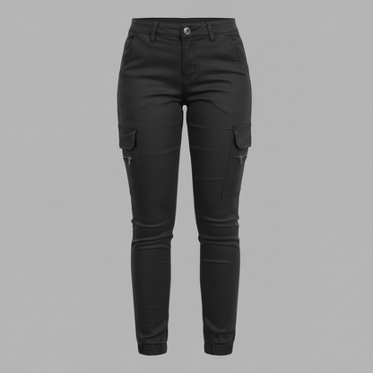 Black Cargo Pants for Women | Modern Urban Style