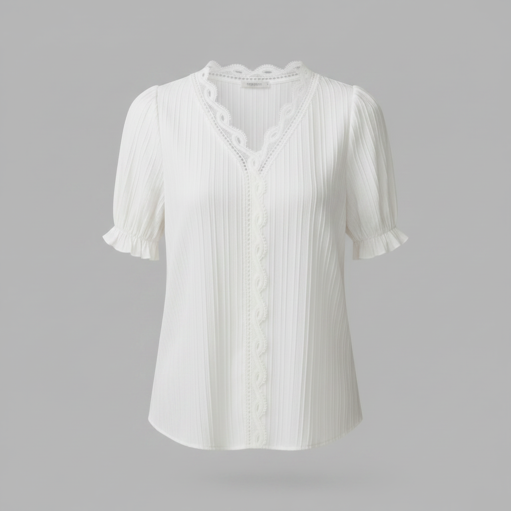 White Puff Sleeve Blouse | Women's Summer Top