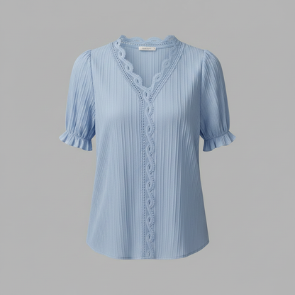 White Puff Sleeve Blouse | Women's Summer Top