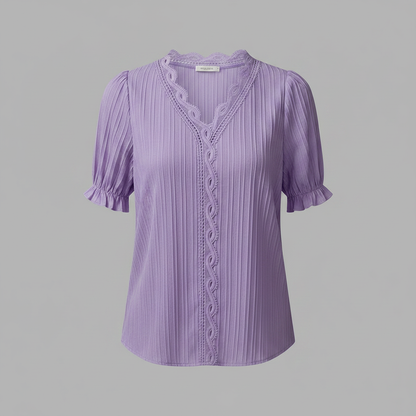 White Puff Sleeve Blouse | Women's Summer Top