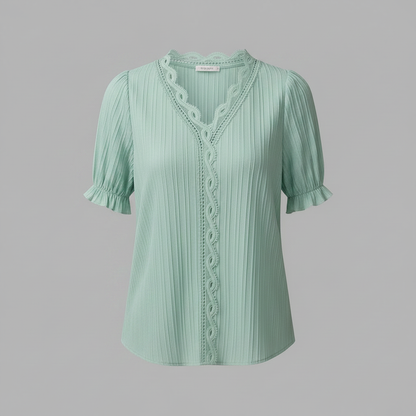 White Puff Sleeve Blouse | Women's Summer Top