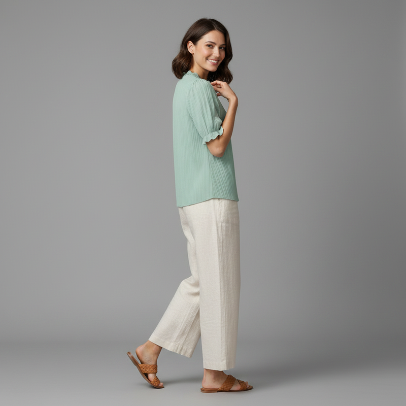 White Puff Sleeve Blouse | Women's Summer Top
